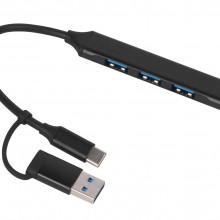 USB-хаб Link с коннектором 2-в-1 USB-C и USB-A, 2.0/3.0