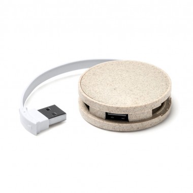 USB хаб GOSPEK из пшеничного волокна