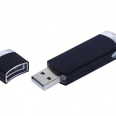 USB 2.0- флешка промо на 8 Гб прямоугольной классической формы