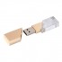 USB 2.0- флешка на 8 Гб кристалл в металле