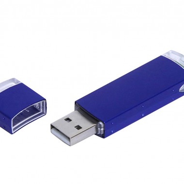 USB 2.0- флешка промо на 8 Гб прямоугольной классической формы