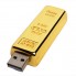 USB 2.0- флешка на 8 Гб в виде слитка золота