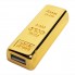 USB 2.0- флешка на 8 Гб в виде слитка золота