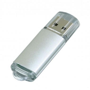 USB 2.0- флешка на 8 Гб с прозрачным колпачком