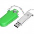 USB 2.0- флешка на 8 Гб в массивном корпусе с кожаным чехлом