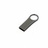 USB 2.0- флешка на 16 Гб с мини чипом, компактный дизайн с большим круглым отверстием