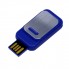 USB 2.0- флешка промо на 16 Гб прямоугольной формы, выдвижной механизм