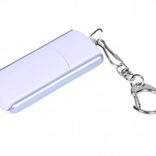 USB-флешка промо на 16 Гб с прямоугольной формы с выдвижным механизмом