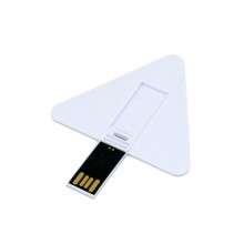 USB 2.0- флешка на 32 Гб в виде пластиковой карточки треугольной формы