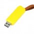 USB 2.0- флешка промо на 64 Гб прямоугольной формы, выдвижной механизм