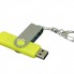 USB-флешка на 32 Гб с поворотным механизмом и дополнительным разъемом Micro USB