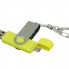 USB-флешка на 32 Гб с поворотным механизмом и дополнительным разъемом Micro USB