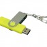 USB-флешка на 16 Гб с поворотным механизмом и дополнительным разъемом Micro USB