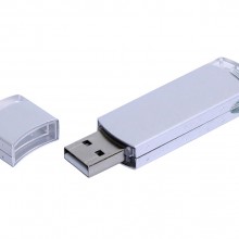 USB-флешка промо на 64 Гб прямоугольной классической формы