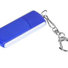USB-флешка промо на 32 Гб с прямоугольной формы с выдвижным механизмом