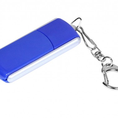 USB-флешка промо на 32 Гб с прямоугольной формы с выдвижным механизмом