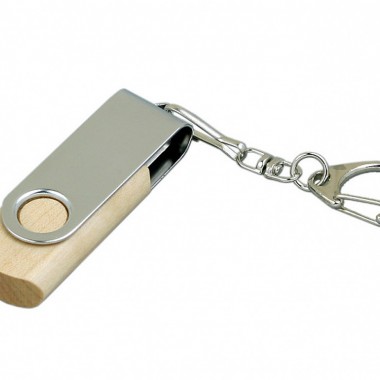 USB-флешка промо на 32 Гб с поворотным механизмом