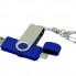 USB 2.0- флешка на 8 Гб с поворотным механизмом и дополнительным разъемом Micro USB