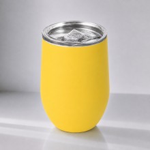 Термокружка Vacuum mug C1, soft touch, 370мл, желтый Термокружка Vacuum mug C1, soft touch, 370мл, желтый