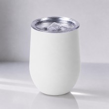 Вакуумная термокружка Sense, непротекаемая крышка, крафтовая упаковка, белый Вакуумная термокружка Sense, непротекаемая крышка, крафтовая упаковка, белый