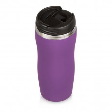 Термокружка Double wall mug C1, soft touch, 350 мл, фиолетовый Термокружка Double wall mug C1, soft touch, 350 мл, фиолетовый