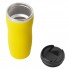 Термокружка Double wall mug C1, soft touch, 350 мл, желтый