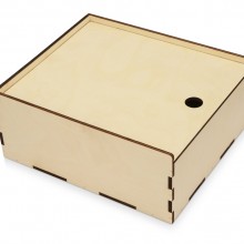 Деревянная подарочная коробка-пенал, L
