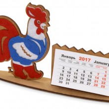 Настольный календарь "Петушок в жилетке"