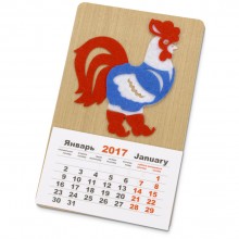 Магнит-календарь "Петушок в жилетке"