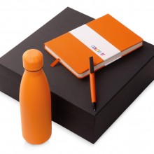 Подарочный набор COLOR IT c блокнотом, ручкой и термобутылкой