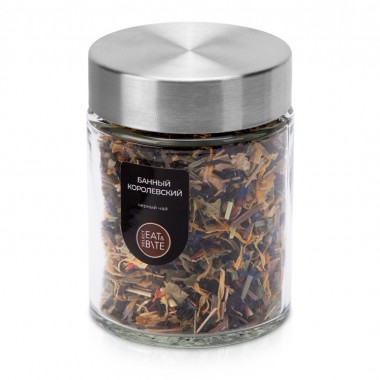 Чай черный, серия Essence, банный королевский, стеклянная банка