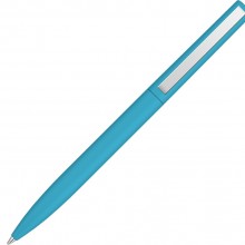Ручка металлическая шариковая Bright F Gum soft-touch