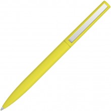 Шариковая ручка Bright F Gum soft-touch, желтый