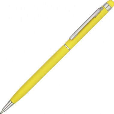 Ручка-стилус металлическая шариковая Jucy Soft soft-touch
