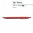 Ручка металлическая шариковая San Remo, софт тач Ручка металлическая шариковая San Remo, софт тач