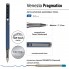 Ручка металлическая шариковая Venezia Pragmatico софт-тач, синий