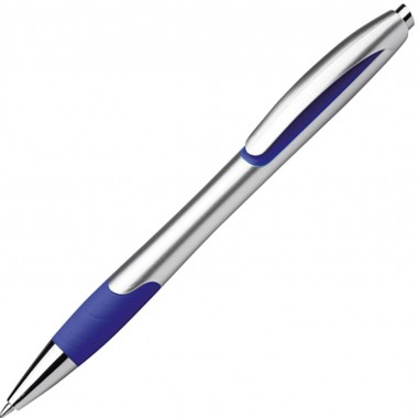 Шариковая ручка с противоскользящим покрытием MILEY SILVER