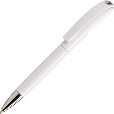Ручка пластиковая шариковая Ines White