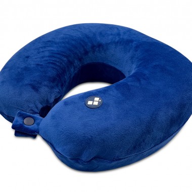 Подушка для путешествий с эффектом памяти Мемо Drowsy Royal Blue