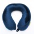 Подушка для путешествий со встроенным массажером Massage Tranquility Pillow, синий