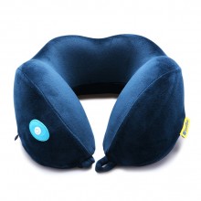 Подушка для путешествий со встроенным массажером Massage Tranquility Pillow, синий Подушка для путешествий со встроенным массажером Massage Tranquility Pillow, синий