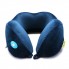 Подушка для путешествий со встроенным массажером Massage Tranquility Pillow, синий