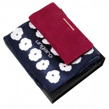 Подарочный набор: платок шелковый, кошелек дамский