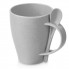 Пшеничная кружка Nina с ложкой, 300ml, серый Cool grey 7C