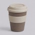 Стакан с силиконовой крышкой Cafe, beige