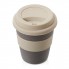 Стакан с силиконовой крышкой Cafe, beige
