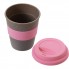 Стакан с силиконовой крышкой Cafe, dust pink