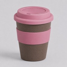 Стакан с силиконовой крышкой Cafe, dust pink