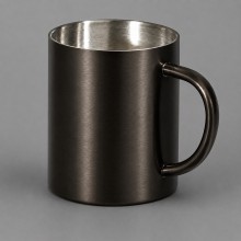 Стальная кружка с двойными стенками Altai, gun metal