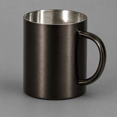 Стальная кружка с двойными стенками Altai, gun metal